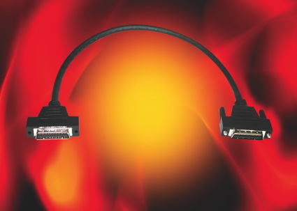 SCSI cable assemblies for high vibration requirements 
